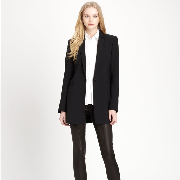 theory long blazer